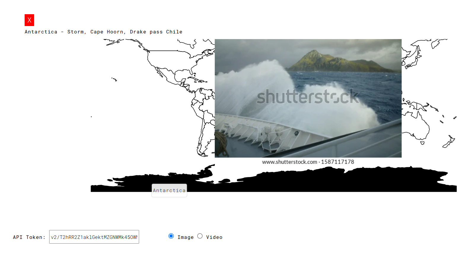 D3 Interactive Map with Shutterstock